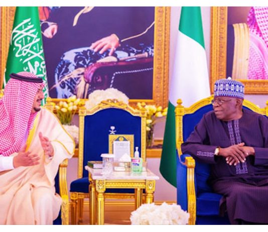 PRESIDENT TINUBU MOURNS SAUDI PRINCE TALAL BIN ABDULAZIZ BIN BANDAR AL SAUD
