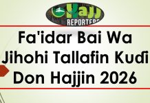 Fa’idar Bai Wa Jihohi Tallafin Kuɗi Don Hajjin 2026